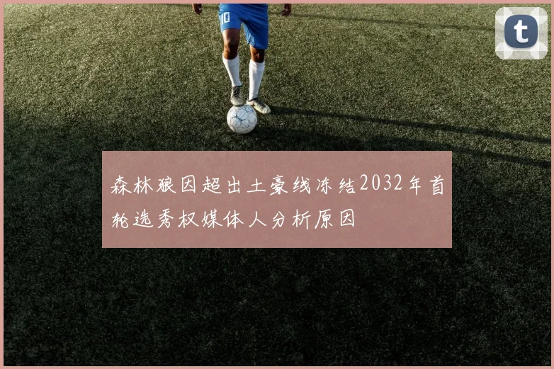 森林狼因超出土豪线冻结2032年首轮选秀权媒体人分析原因